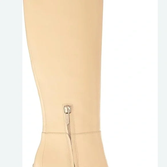 NEW- Sam Edelman Women's SHAUNA Off White Knee High Boots in Eggshell / Cream - Picture 16 of 17